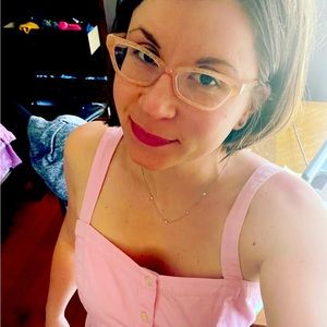 Madewell pink summer dress- worn once!